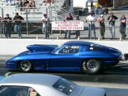 DARK BLUE 1963 Split Window CORVETTE Drag Car